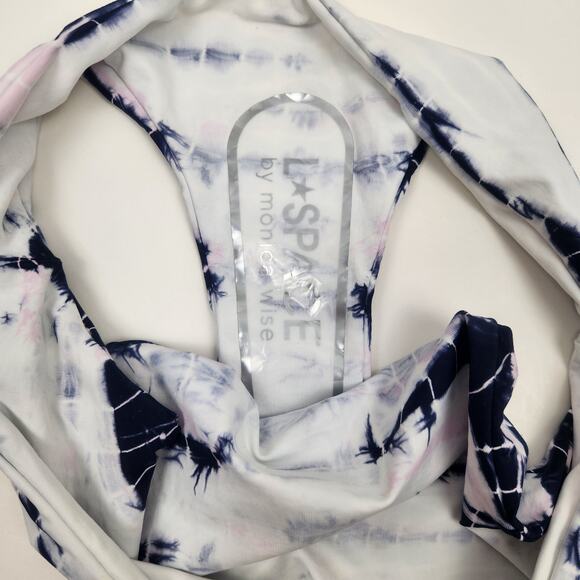 L*Space Sandy Bikini Bottom in Liberty Tie Dye Blue Size XS - Picture 3 of 3